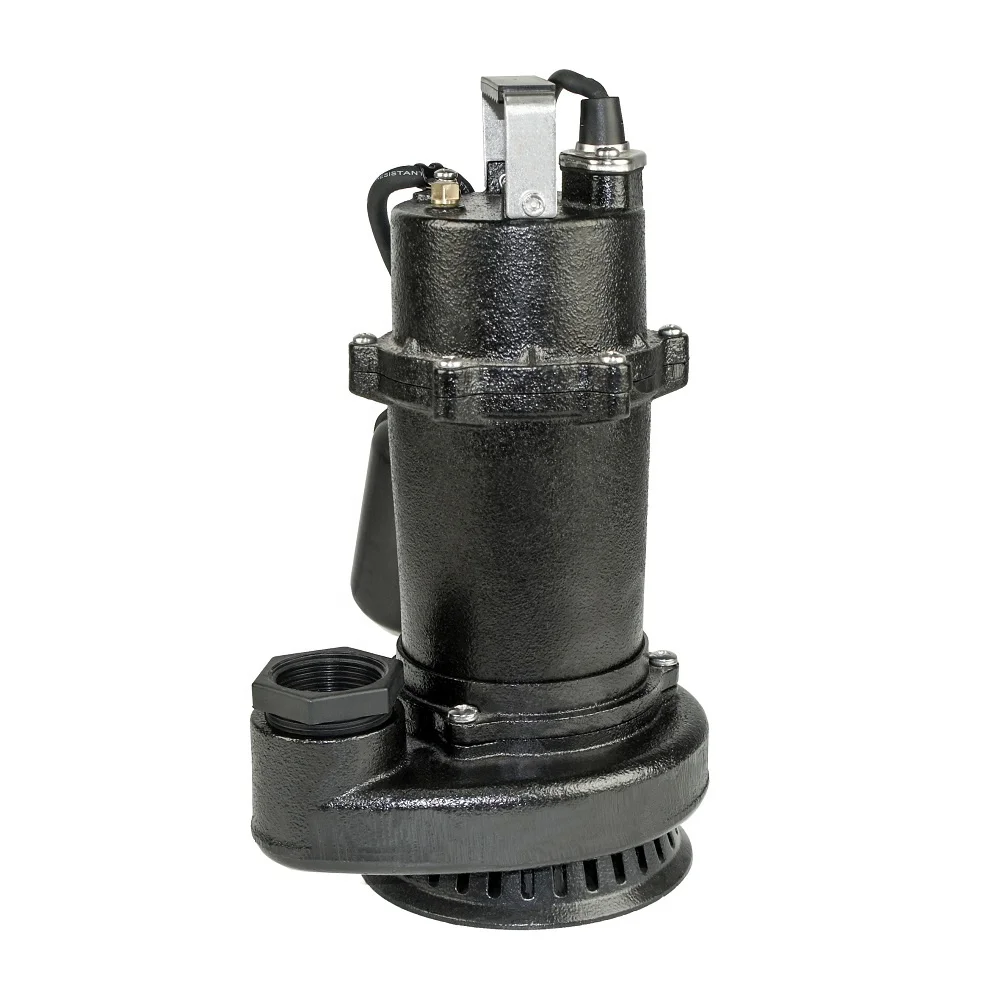 Durable Cast Iron Flexible Float Switch Centrifugal 1/2 HP Sewage Water Sump Pumps Submerged Pump