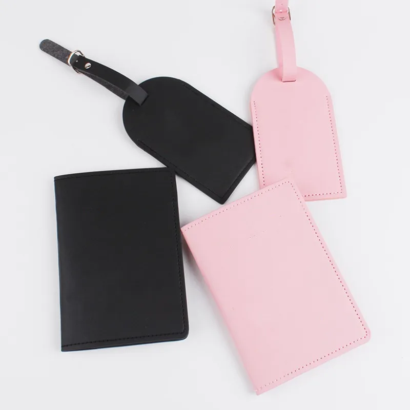 Обложка для паспорта, набор бирок для багажа, держатель для карт и паспорта для женщин, аксессуары для багажа в подарок
