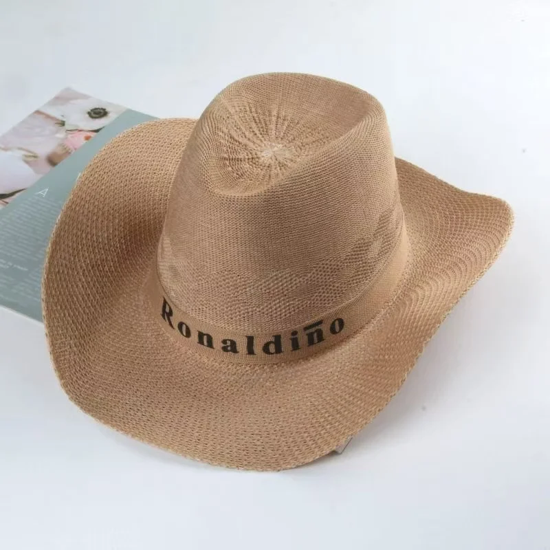 fashion promotional cowboy hat cheap custom cowboy straw hat