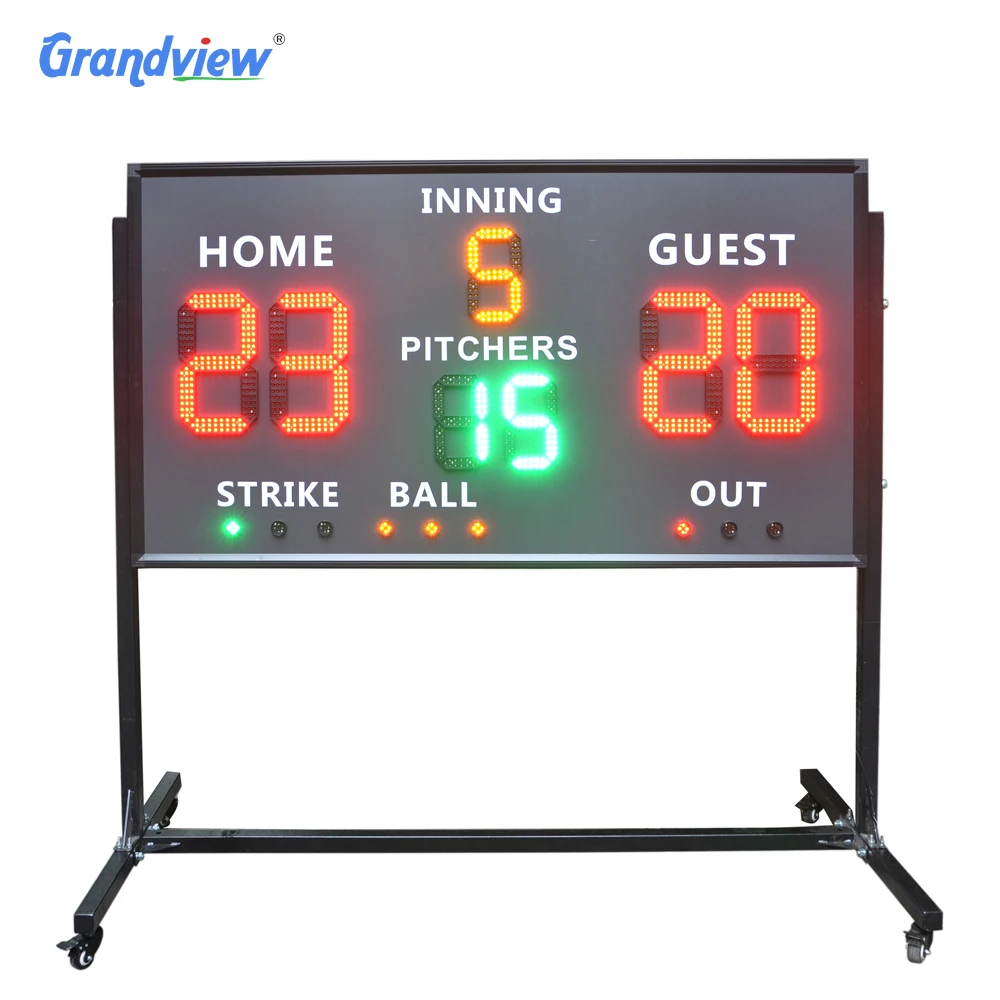 Multifunctional Multi Sport Electron Soccer Scoreboard Maker Display Score Board Public
