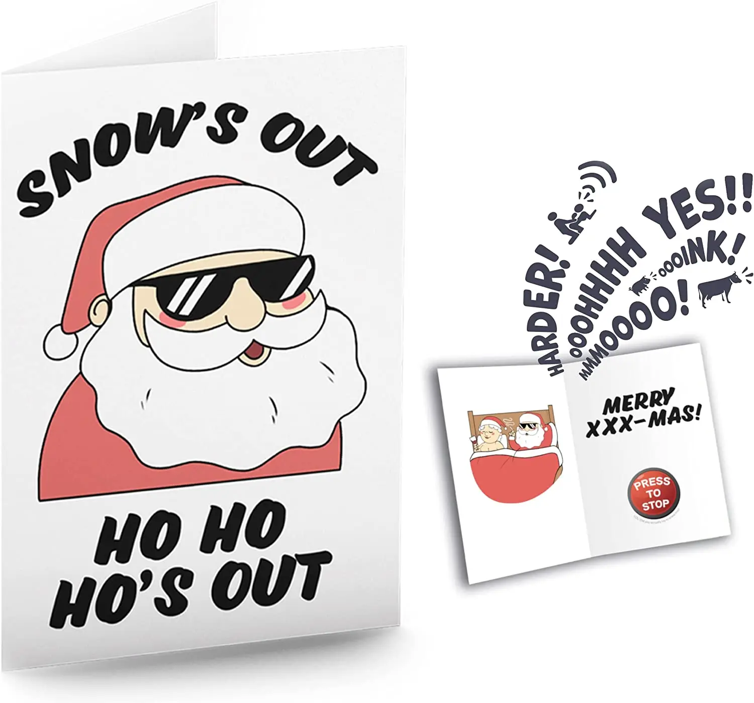 musical xmas cards singing feliz navidad card rock and roll song Merry Christmas cards