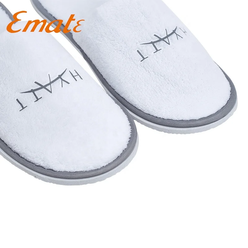 Luxury coral fleece disposable slippers for hotel