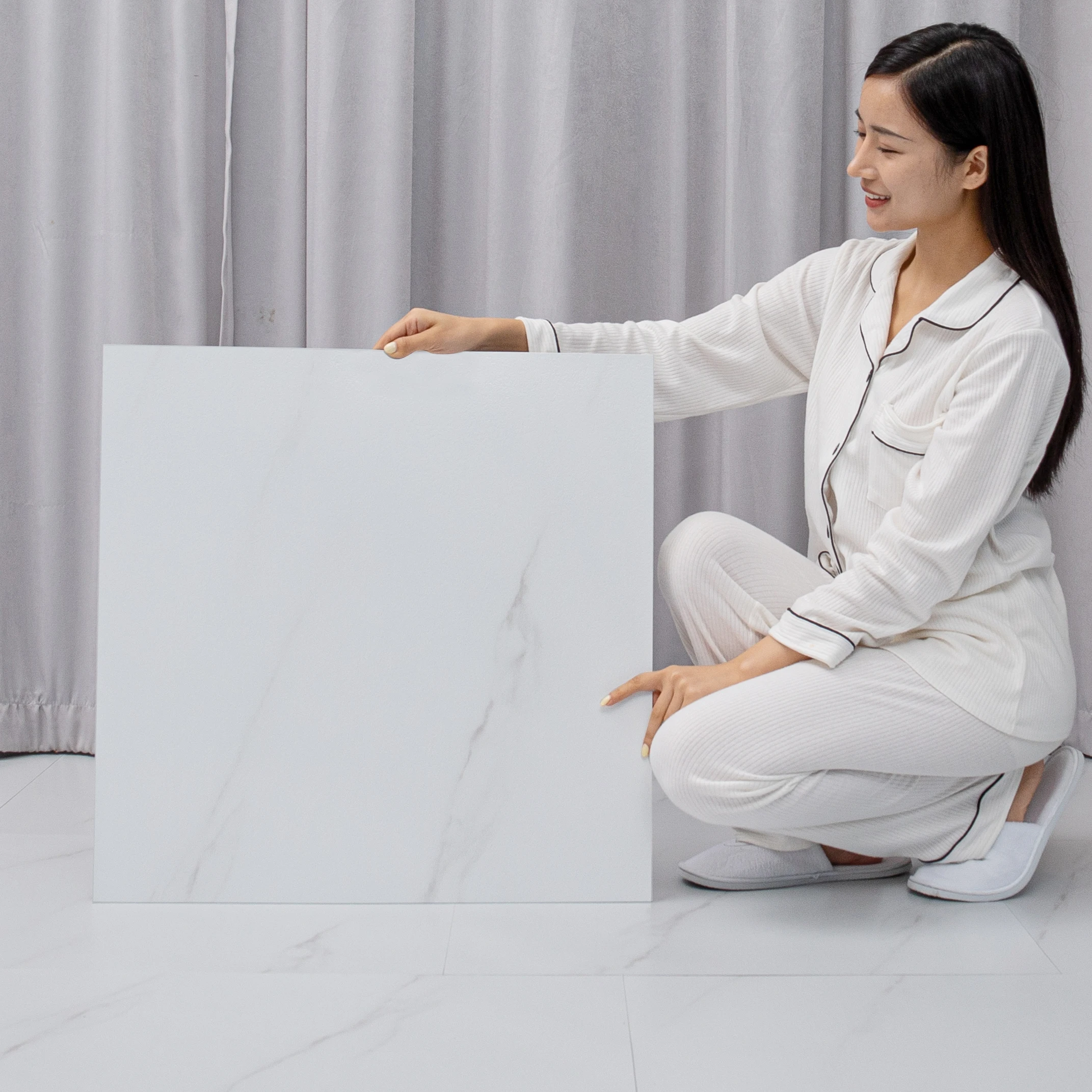 Anti Corrosion PVC Flooring Vinyl/SPC/Stone Plastic Composite Sheet Vinyl Flooring Roll Adhesive Vinyl Tiles Plastic Flooring