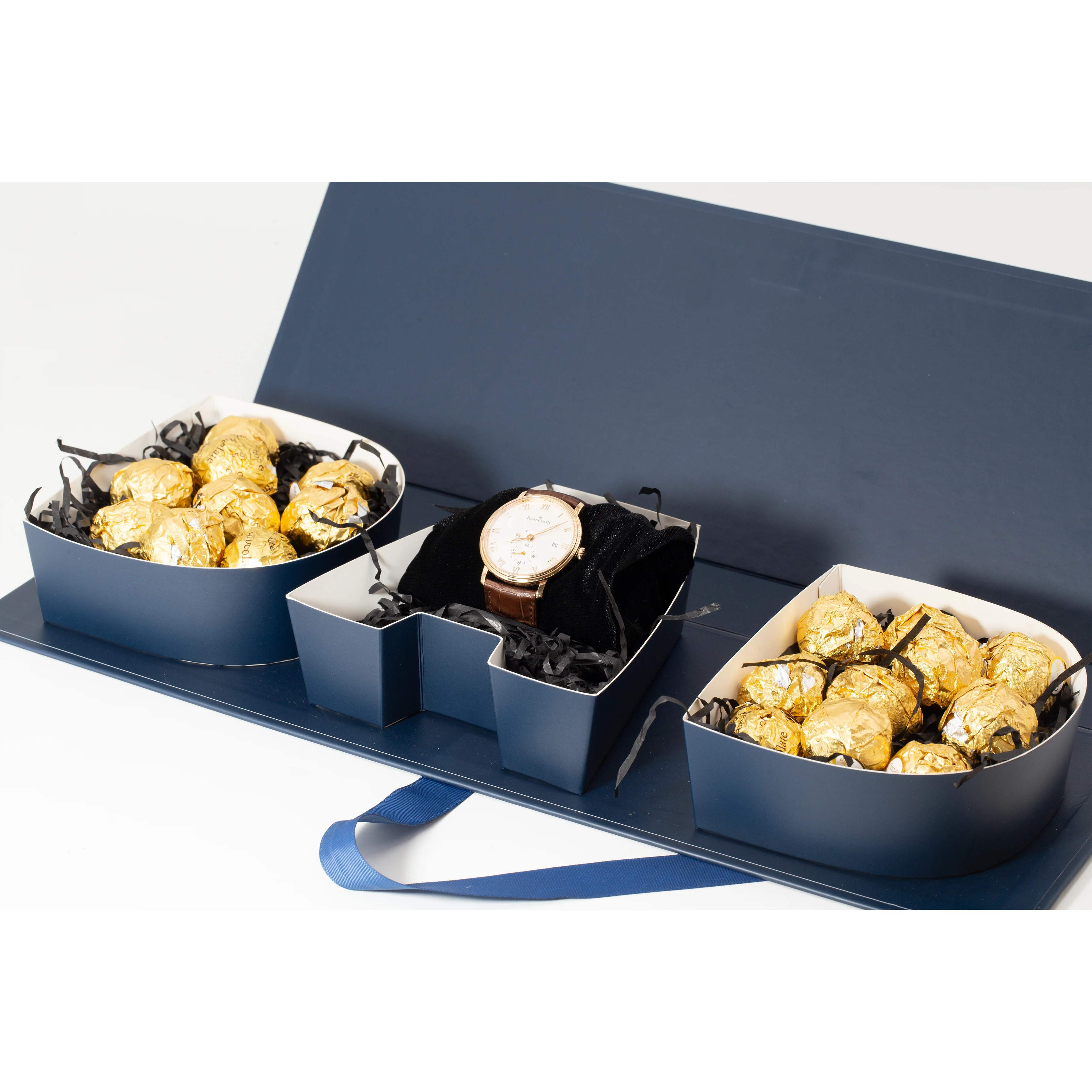 Thanksgiving Box Custom Wholesale Fathers Day Treat Luxury Men Floral Watch Dad Thanksgiving Gift Boxes