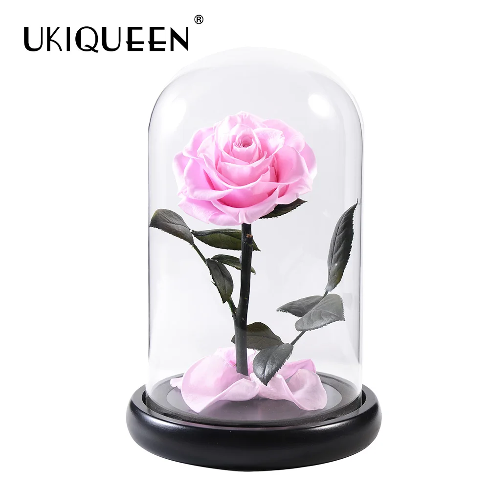 Завод UKIQUEEN оптовая продажа долговечный неувядающий цветок розы сохраненный в