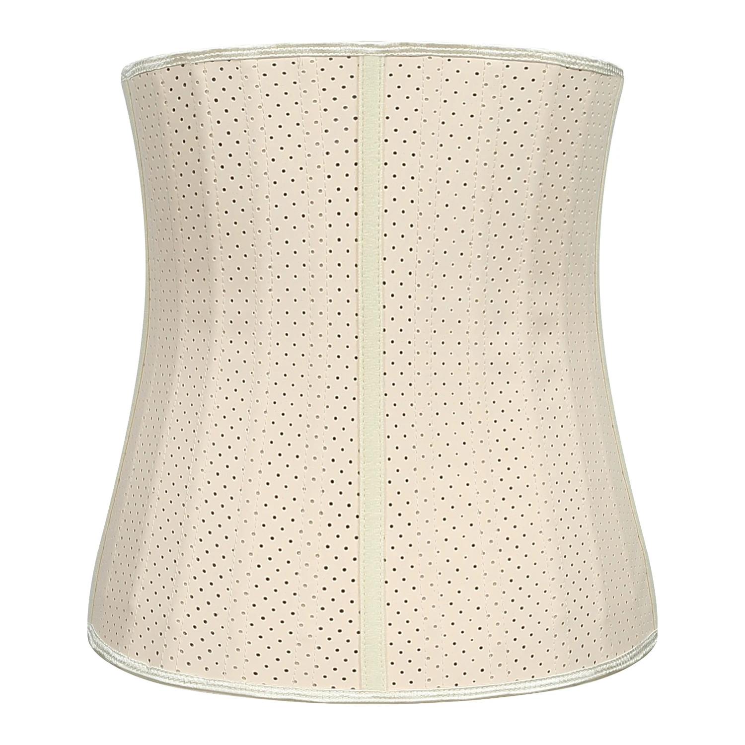 Shaperisfree Private Label 30cm breathable mesh hole corset 25 steel bone latex waist trainers with costomized 6 lines hooks