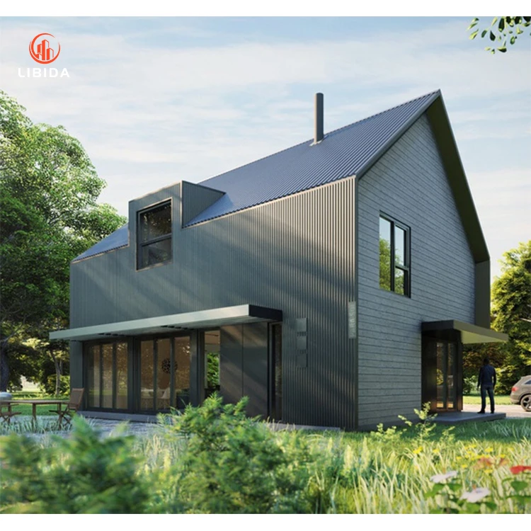 LIBIDA Cheap China Steel Frame Prefab Container House/ Modular Container Homes Prefab Houses