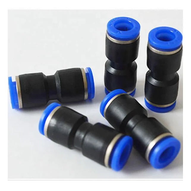 Пластиковый односенсорный пневматический быстроразъемный Фиттинг для шланга 4-16 мм