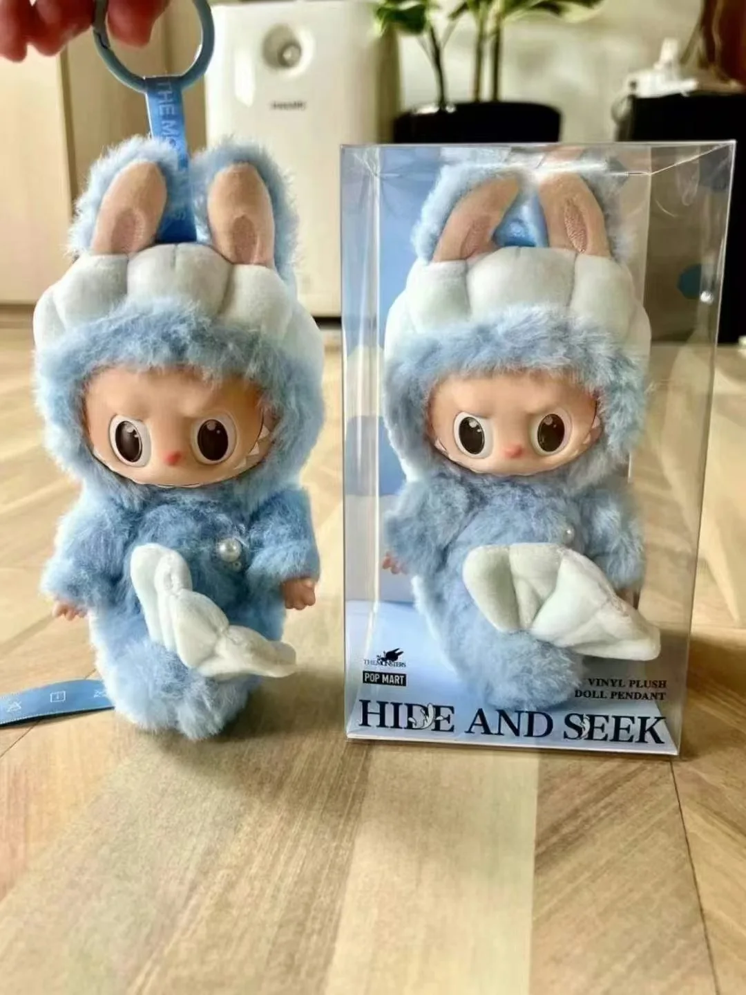 W-696-1  LABUBU Bag Pendant Kids Gifts Anime Model Cute Plush Toys Blind Box Trendy Figures 6pcs/Set Blind Box