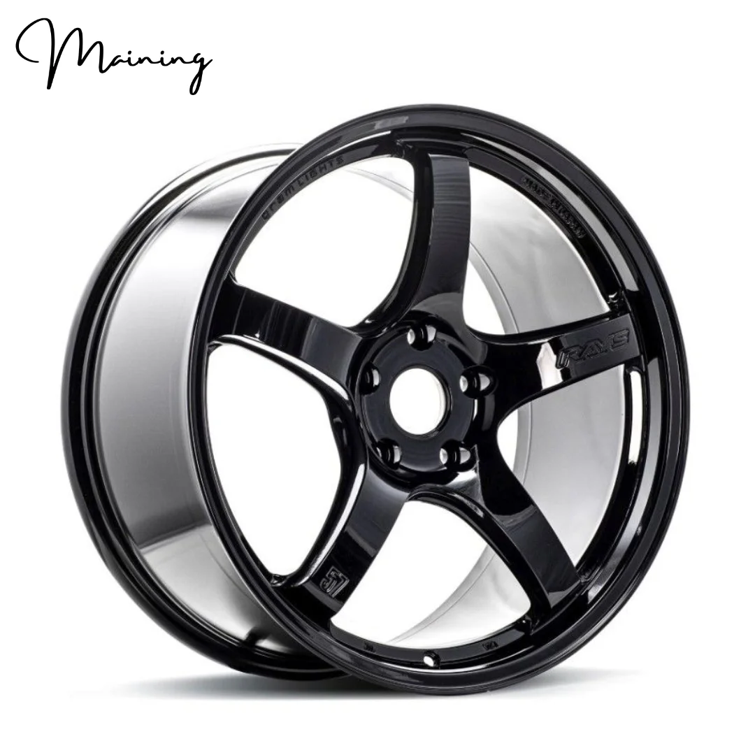 Custom Size Wheel 57CR 18x9.5 +38 5x114.3 Gloss Black Wheel 19x9.5 +35 5-120 Gunmetallic 18x9.5 +22 5x114.3 Gun Blue Wheel