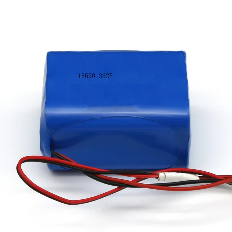 Customize  18650 battery 11.1V 4400mah cylindrical lithium battery pack ncr 2200mah high rate lithium ion cell batteries
