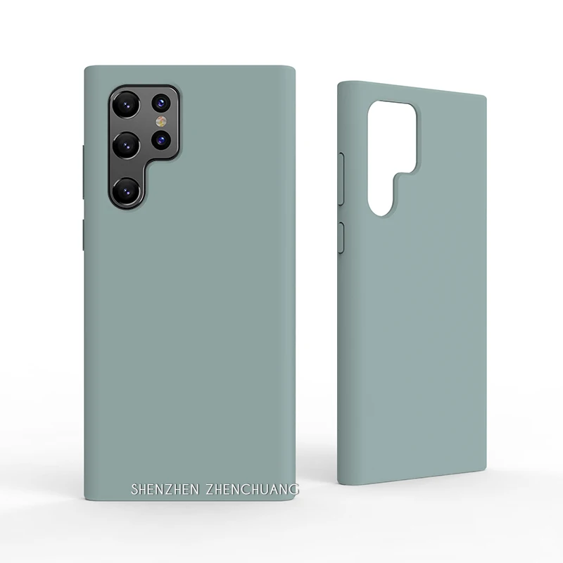 Высококачественный чехол для телефона из чистого жидкого силикона, чехлы для Samsung S22, водонепроницаемые Оригинальные чехлы для galaxy S21 FE