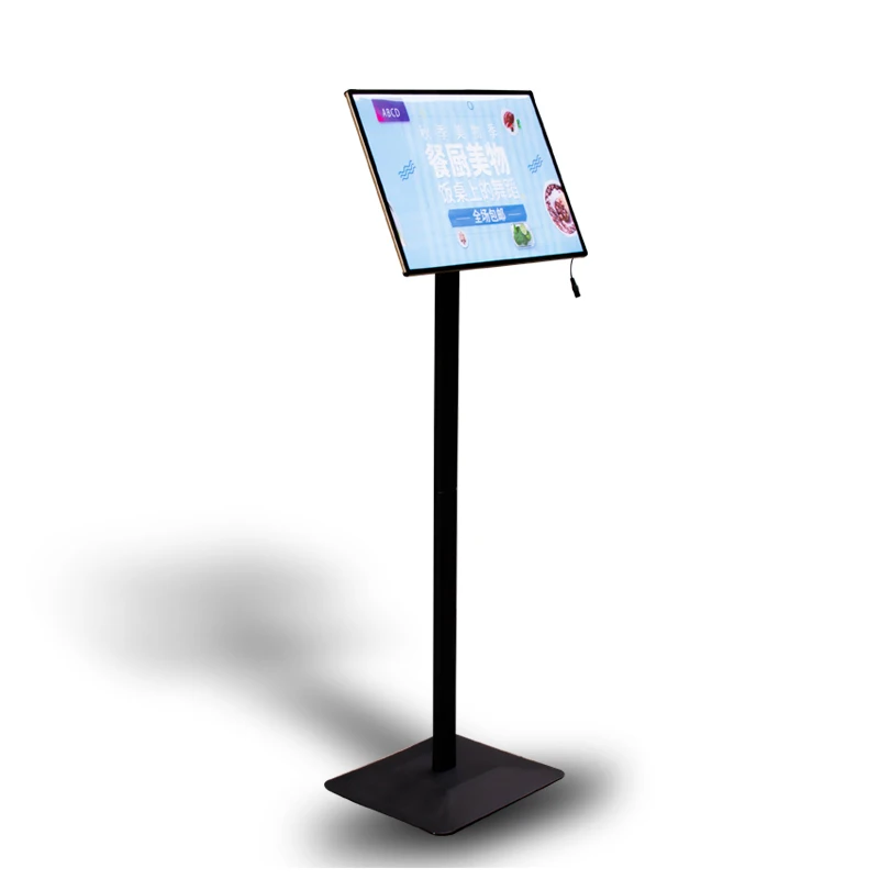 menu board stand led poster display stand aluminum poster display stand