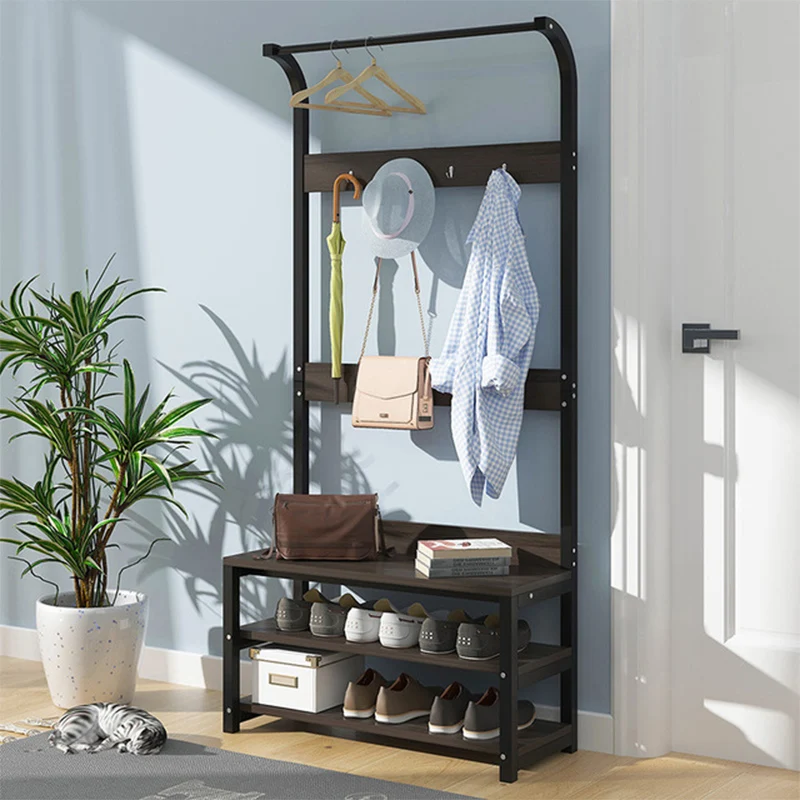 China Factory Good Quality Creative Foldable Bamboo Shoe Display Rack Convenient Storage Stand