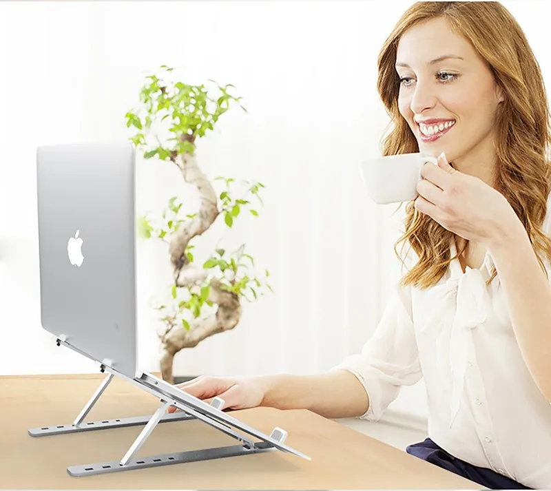 Flexible laptop cooling stand portable universal mini metal desktop notebook pc stand holder bracket support for asus