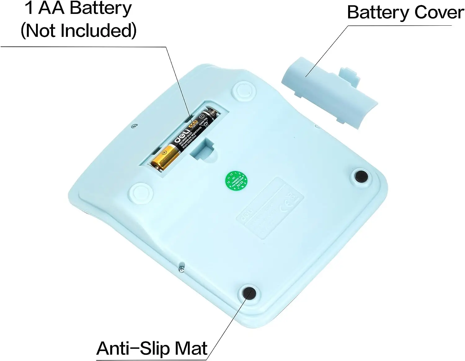 Custom 12 Digit Sensitive Button Standard Function Desktop Calculator with Large LCD Display