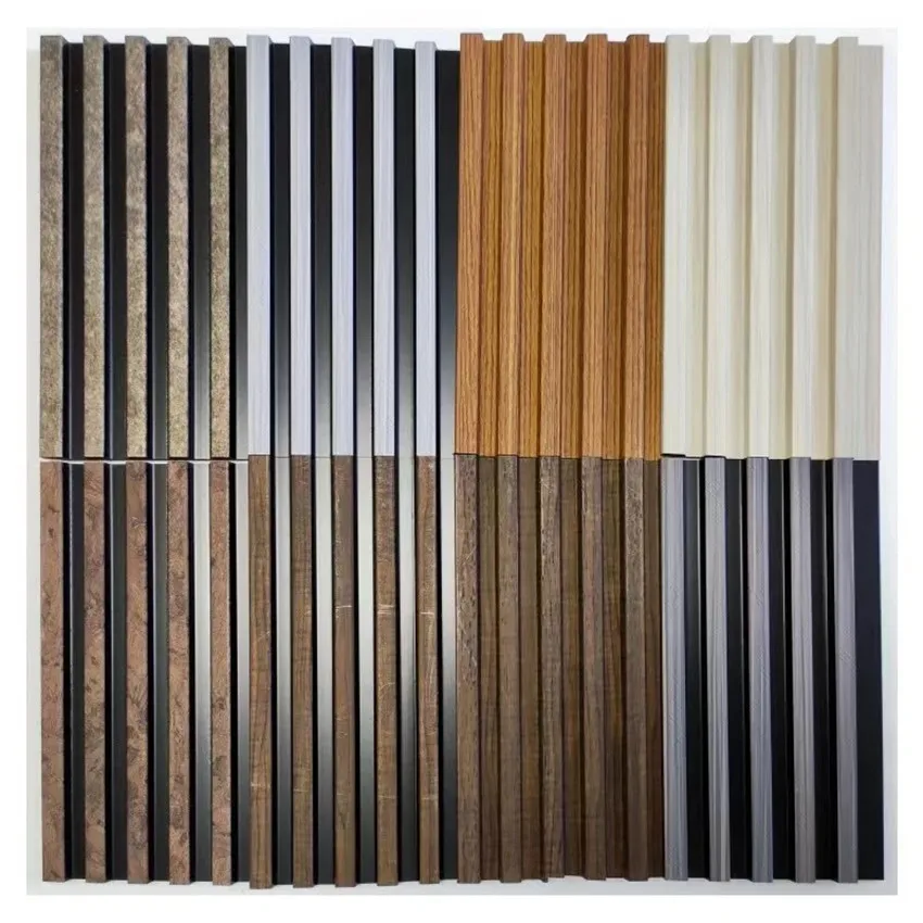 home finishing materials fluted wall panel WPC Composite, Wall Cladding,Villa Garden WPC Fence WPC Wall Panels & wall board