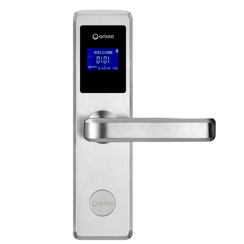 Orbita waterproof smart fingerprint card key door lock electronic lock for hotel for front door wi-fi zigbee