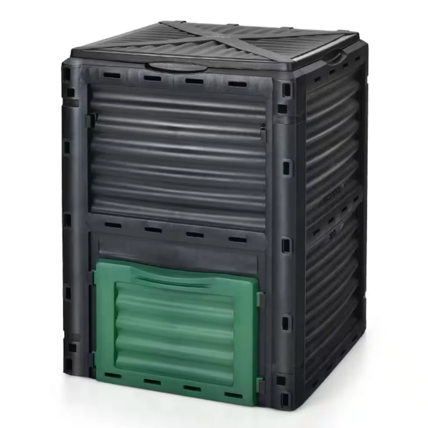 Easy Assembling Large Capacity Plastic Garden Compost Bin 80 Gallon 300 L Composting Machine