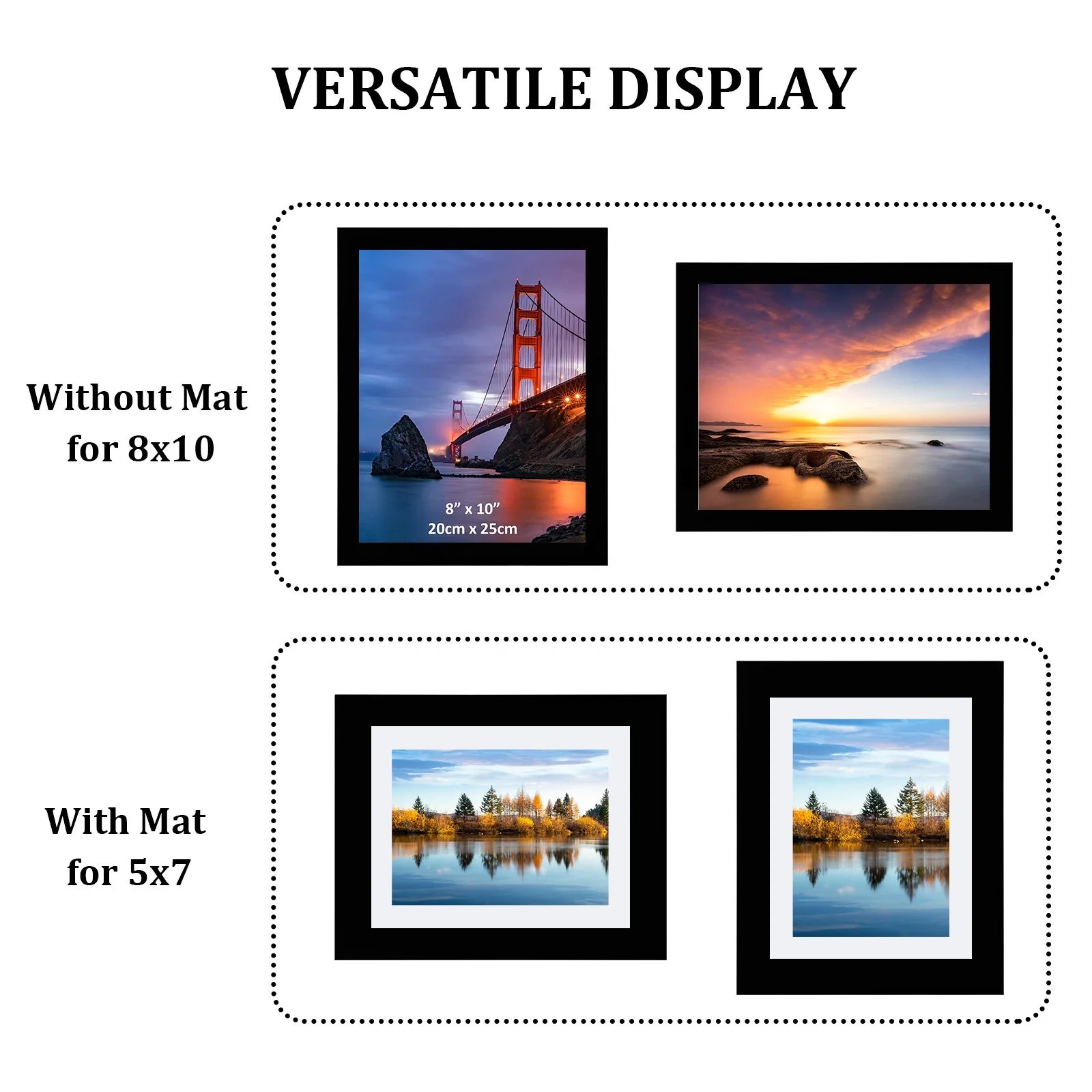 4x6 8x10 11x14 custom home decor wedding wall black wood photo picture frame