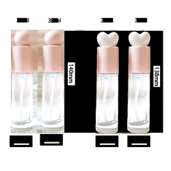 30 ml heart top sample spray bottle cosmetics made with pump