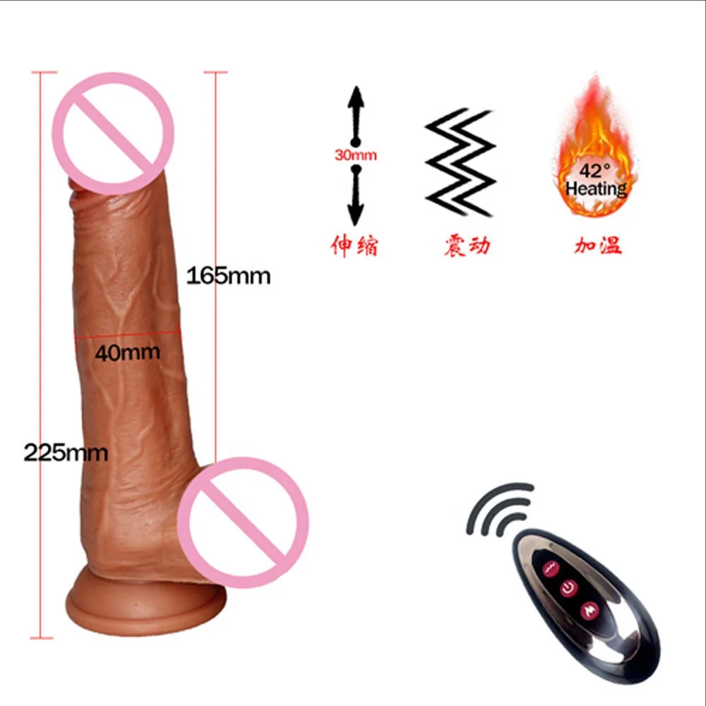 2023 NEW ARRIVAL Up and Down Sexy Vibrating Dildo Realistic Dildo Vibrator for Women Pussy Masturbation Lifelike Dildo with Heat