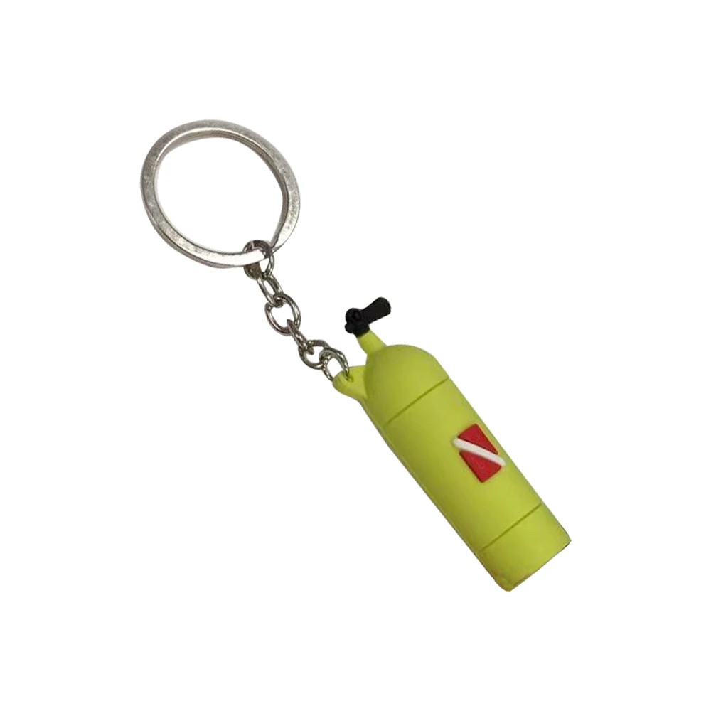 Tank shape keychain for diving accessories 6.5*2cm