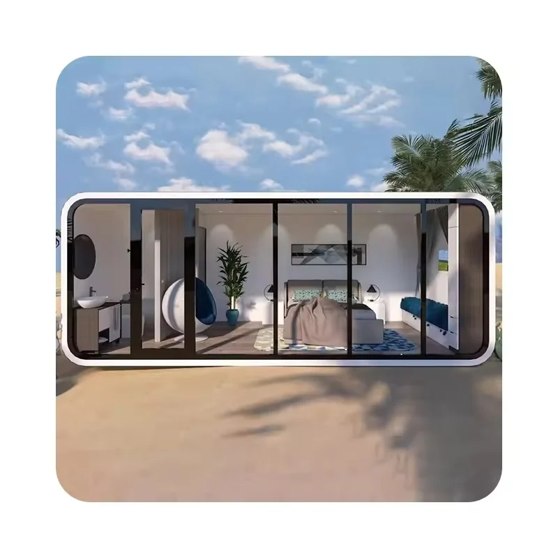 hot sale modern apple cabin cheap tiny house on wheels prefab container houses mobile container office cabin