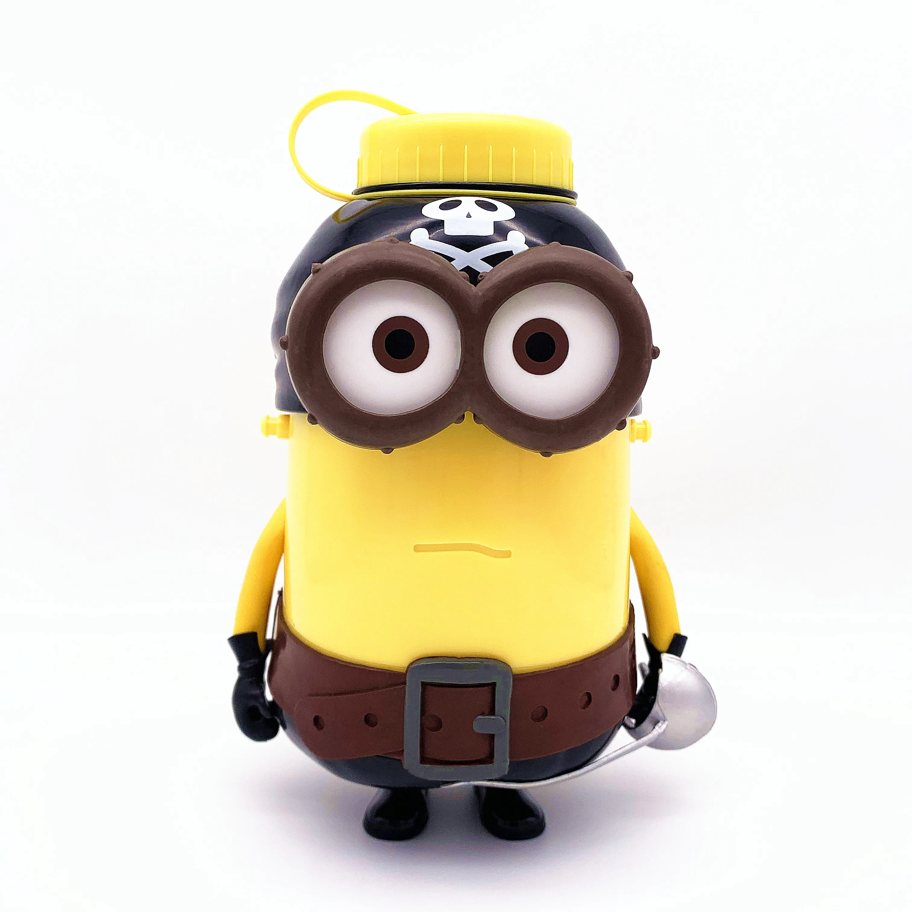 2021 Cute Toys Kids Cute Water Bottle Brown Little Yellow Man Kettle Anime Character Kettle