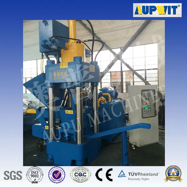 Hydraulic Briquette press/ Wood Log Press High Waste Steel Iron Briquet Briquettes Machine