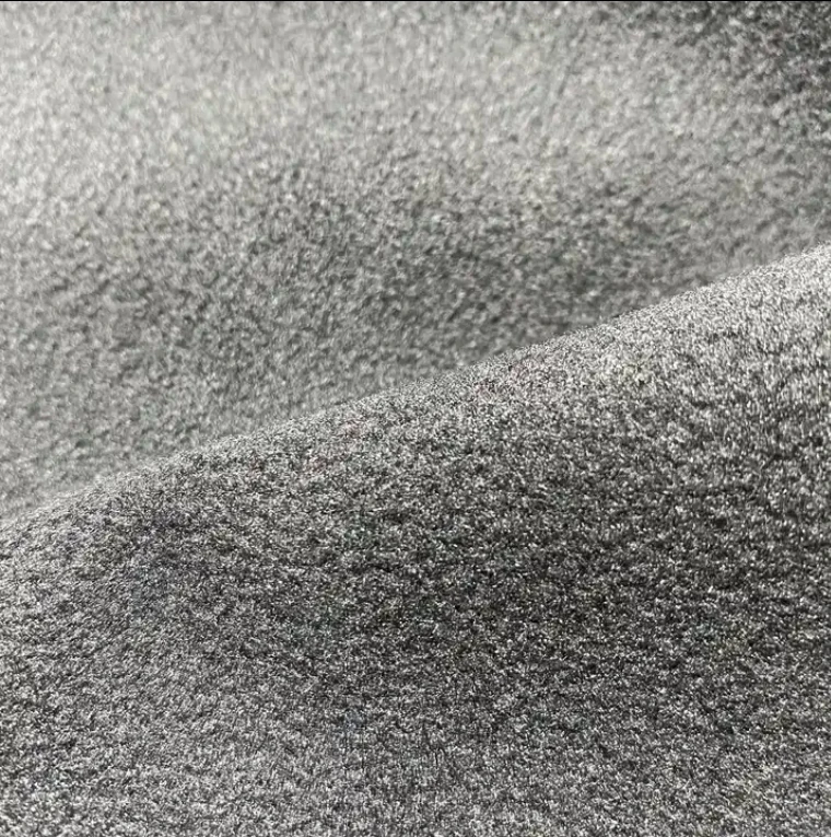 Customized 4 Way Spandex Pongee 3 in 1 Polar Fleece Laminated Boned Film Softshell Polyester Fabric PES Elastane EA Stretch