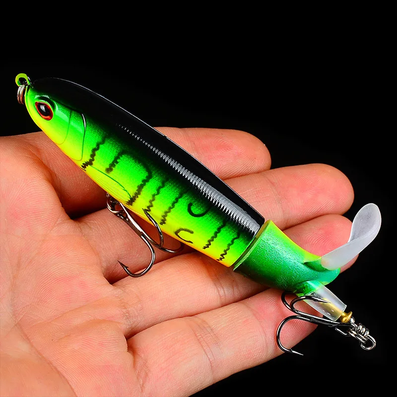 Custom Kit Oem Hook Sea Feile Metal Head Soft Bass Saltwater Wobbler Fishing Saltwater Hard Set Bait Minnow Lure Propeller Lures
