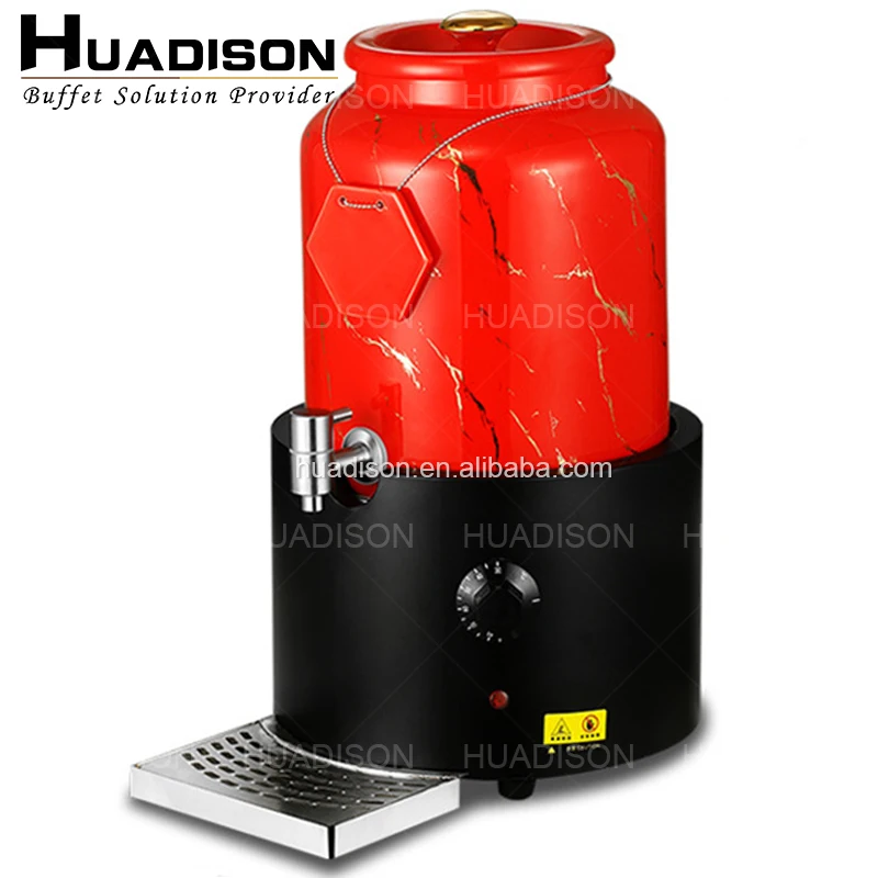 Huadison Electrically Heated Beverage Thermos Bucket,Coffee Milk Ceramic Thermos Bucket Buffet Catering Juice Dispenser For Sale