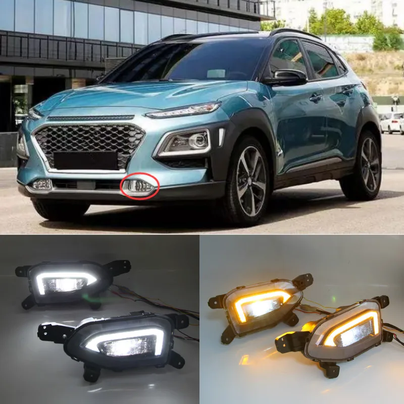Передняя фара для Hyundai Kona 2017-2020 дневные ходовые огни 2018 2018-2020