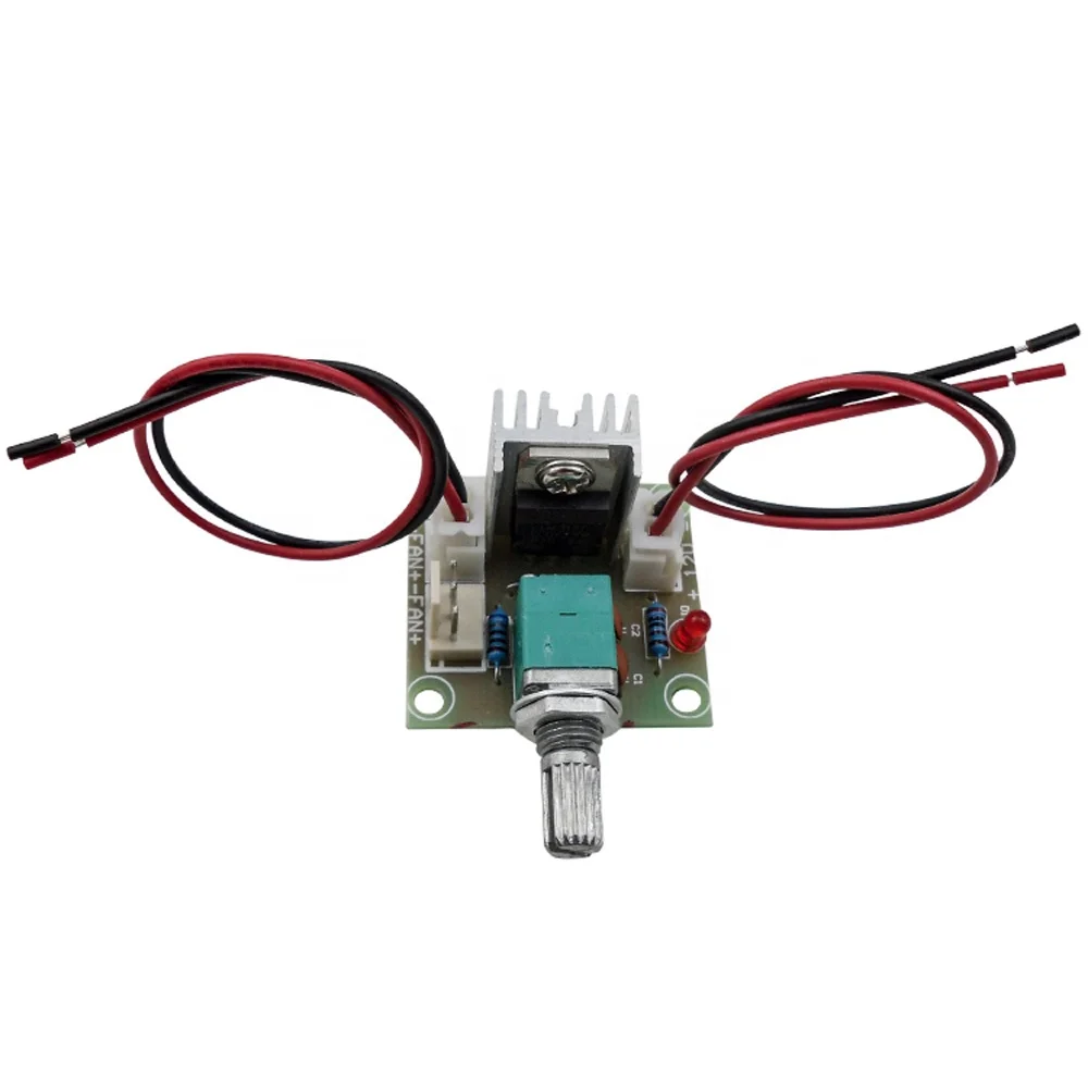 XH-M137 LM317 DC Linear Converter Down Voltage Regulator Board Speed Control Module with Switch Function DC 3.25-15V To 1.25-13V