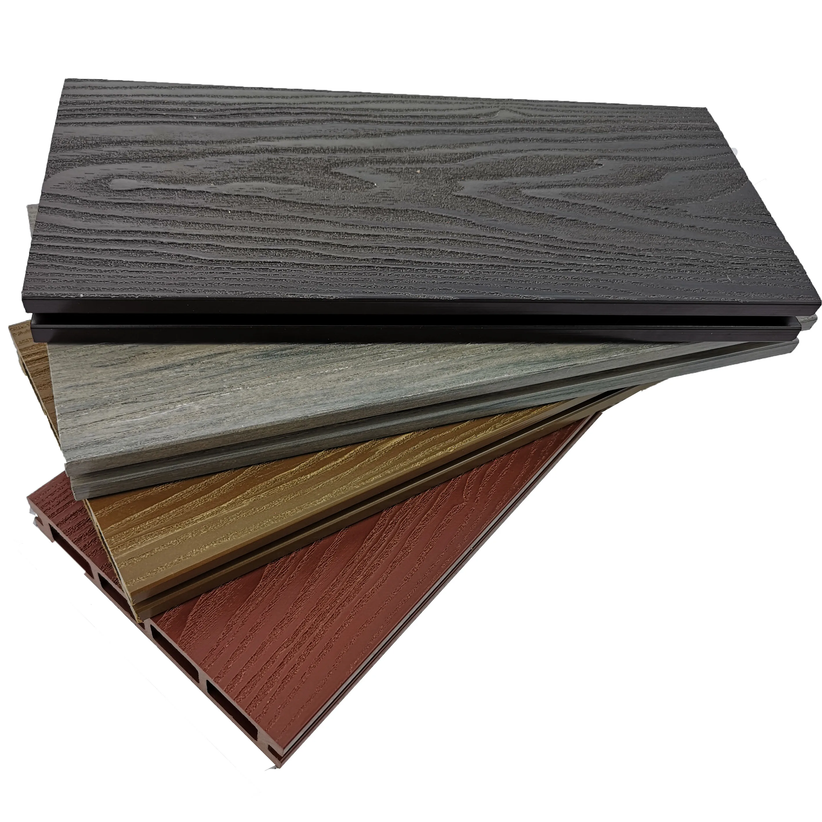 
Guangdong Factory Direct waterproof wood plastic composite decking for outdoor 