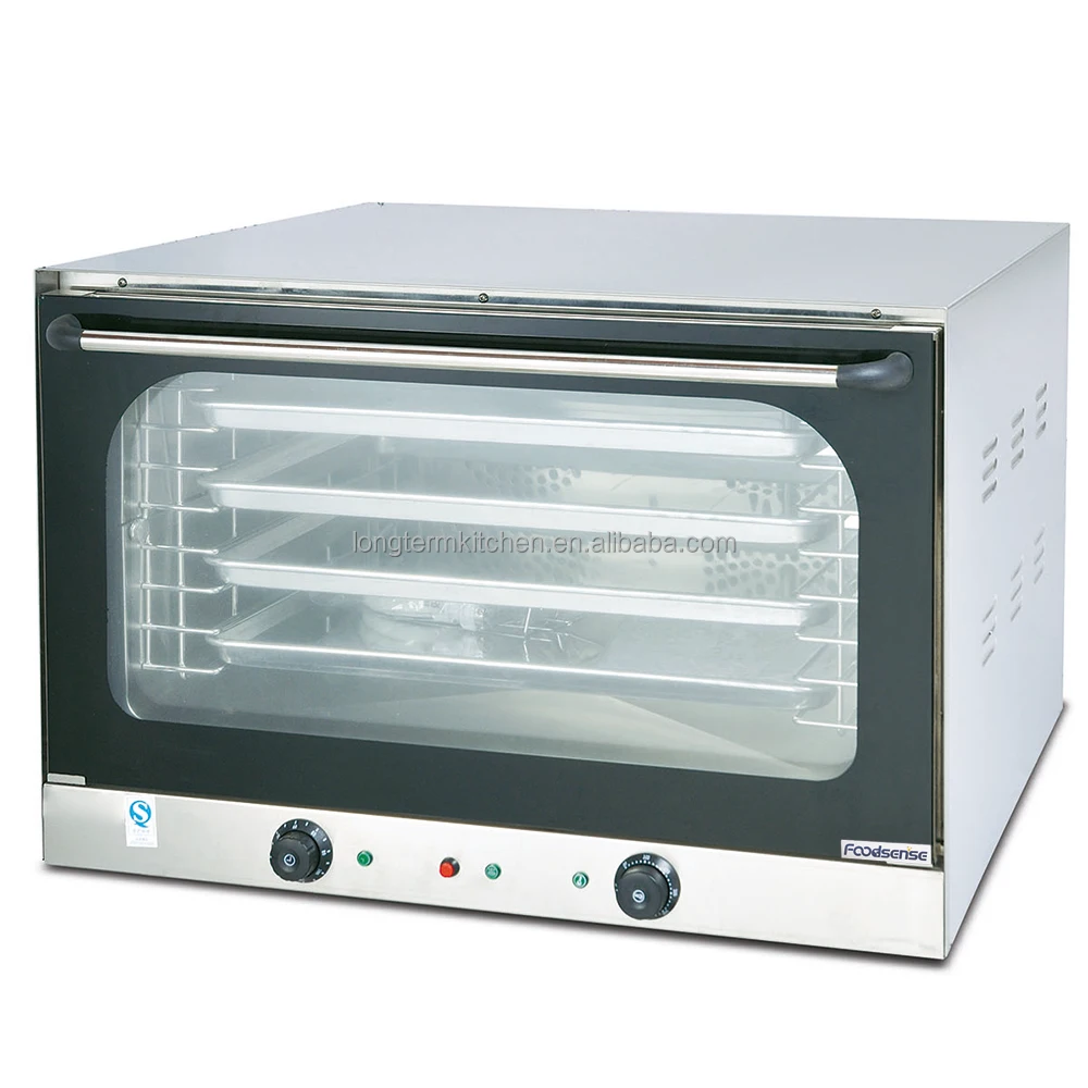 Professional restaurant bakery 4 trays Commercial Multifunction pizza bread chicken Electric Convection Oven