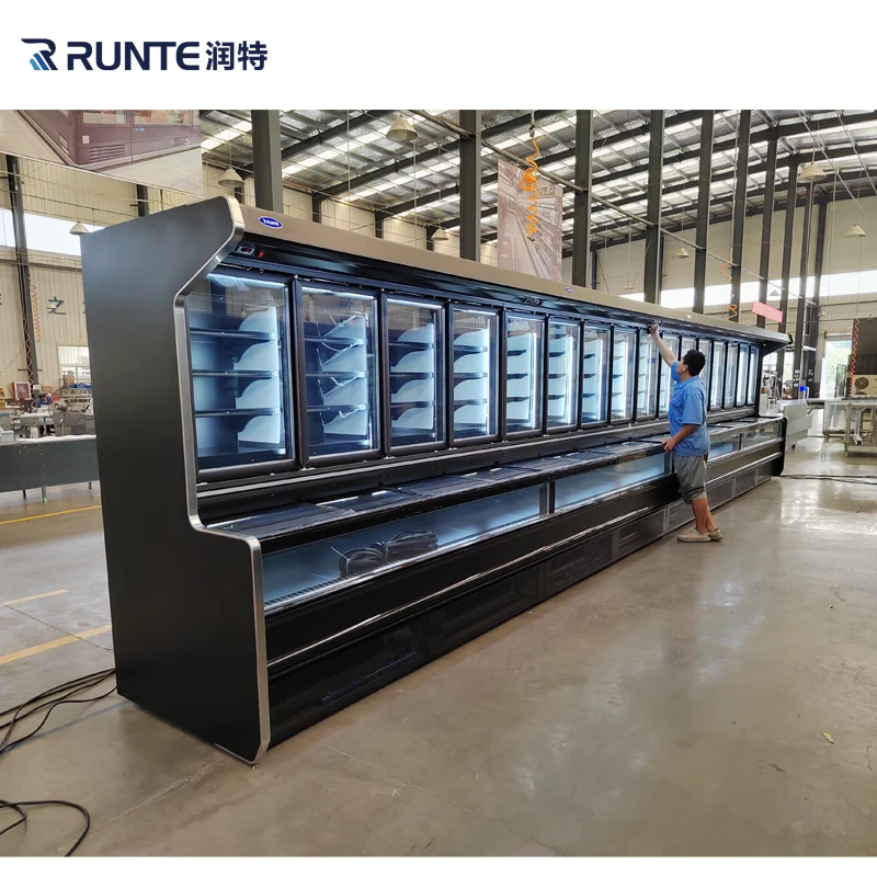 dual temperature energy saving combined cooler freezer high end