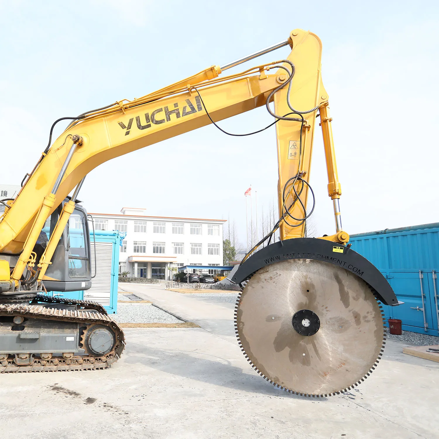 YS-05SS Advanced Hydraulic Technology High Efficiency Easy to Install Quarries Concrete Cutting Saw for Excavator Attachments