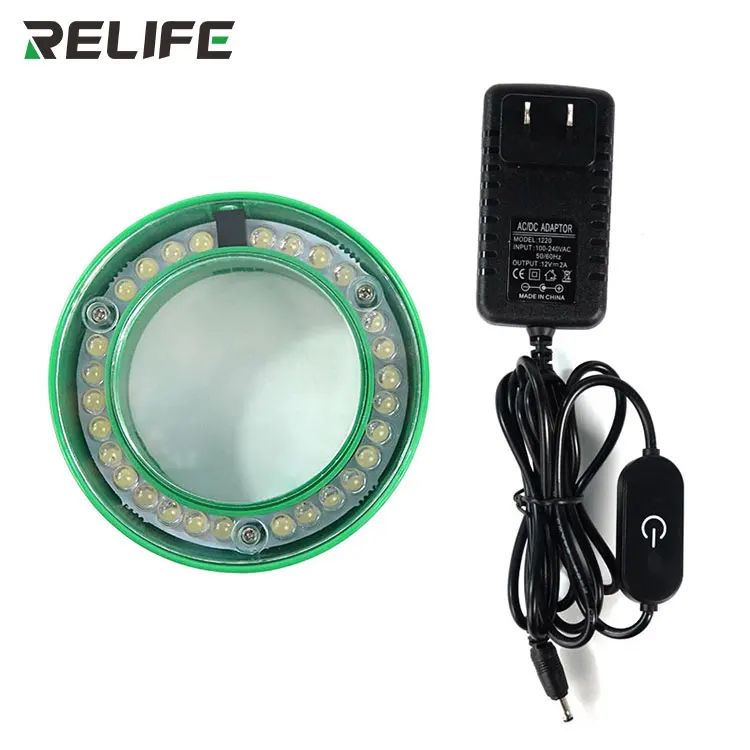 RELIFE RL-033D Microscope LED Light With Dustproof Snap-In Design For Repair Mobile Phone Microscope LED Light Source