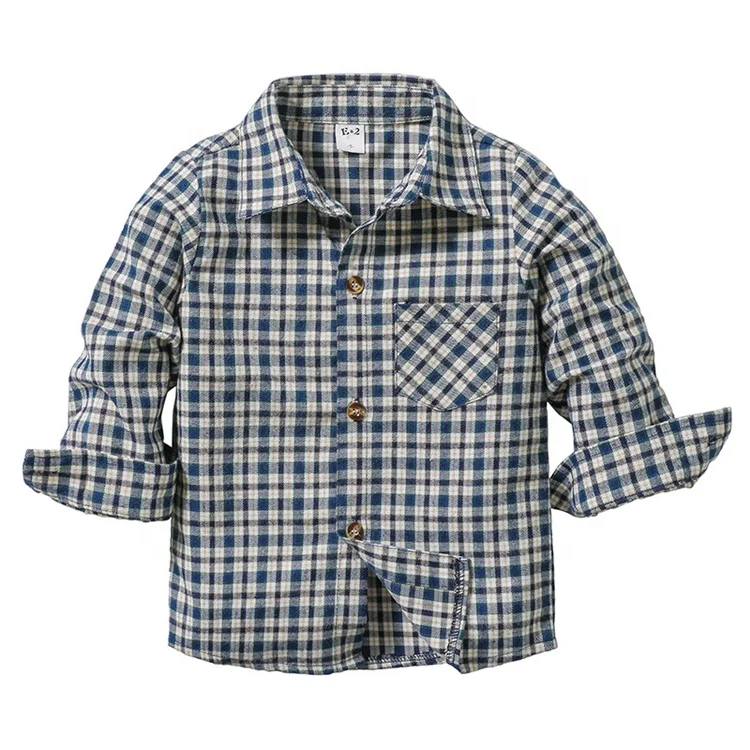 
Fashion Spring Autumn Kids Plaid Shirt Cotton Long Sleeve Blouses Casual Shirts Children Clothing Boys shirts 