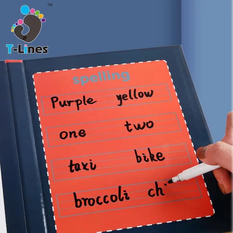 Preschool Educational Match Learning Toys Practice Spell Word Game Kids Magnetic Puzzle Letters