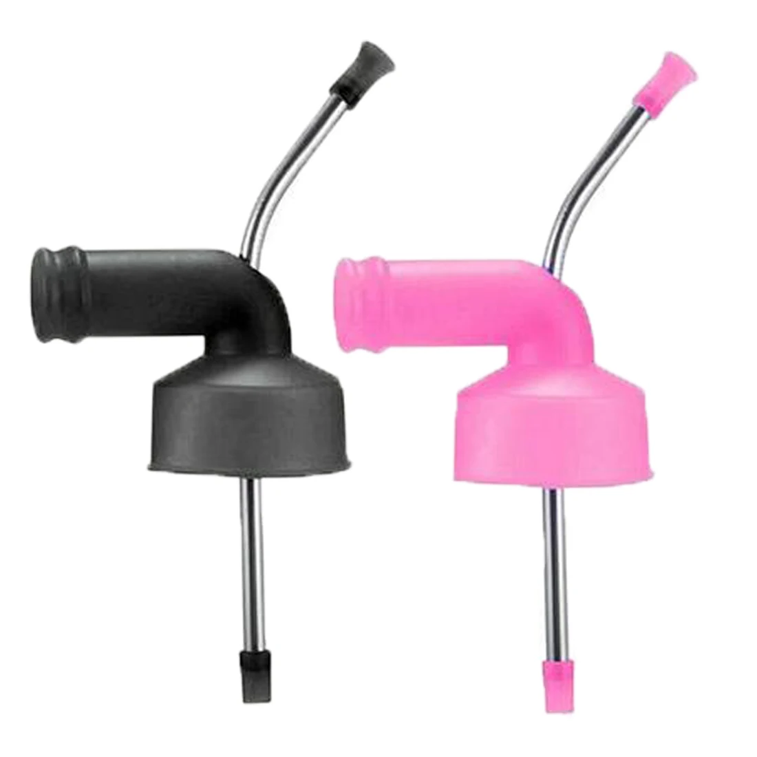 Pocket size beer bong funnel portable silicone straw beer snorkel for Can