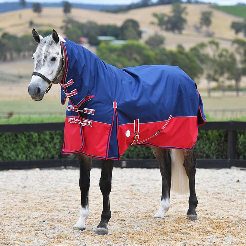High Quality Polyester Fleece Turnout Horse Winter Rugs Waterproof Oxford Horse Blanket Combo