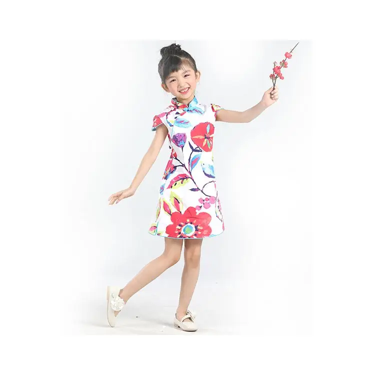 
Factory Chinese Traditional Modern Cheongsam Girl Qipao Dress 