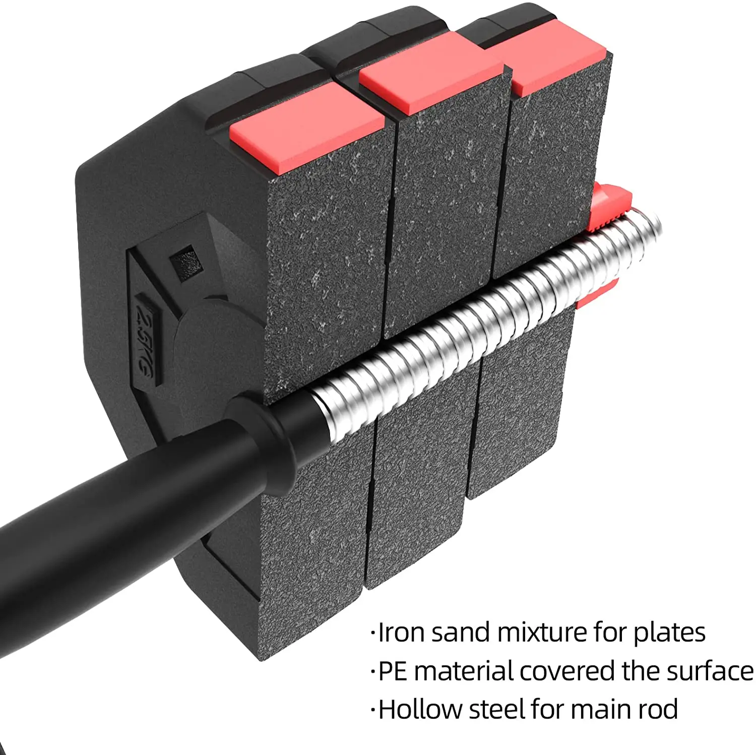 Gym Equipment Weight Lifting Training Kettlebell Bar Sand Cement Filled Adjustable Dumbbell Set