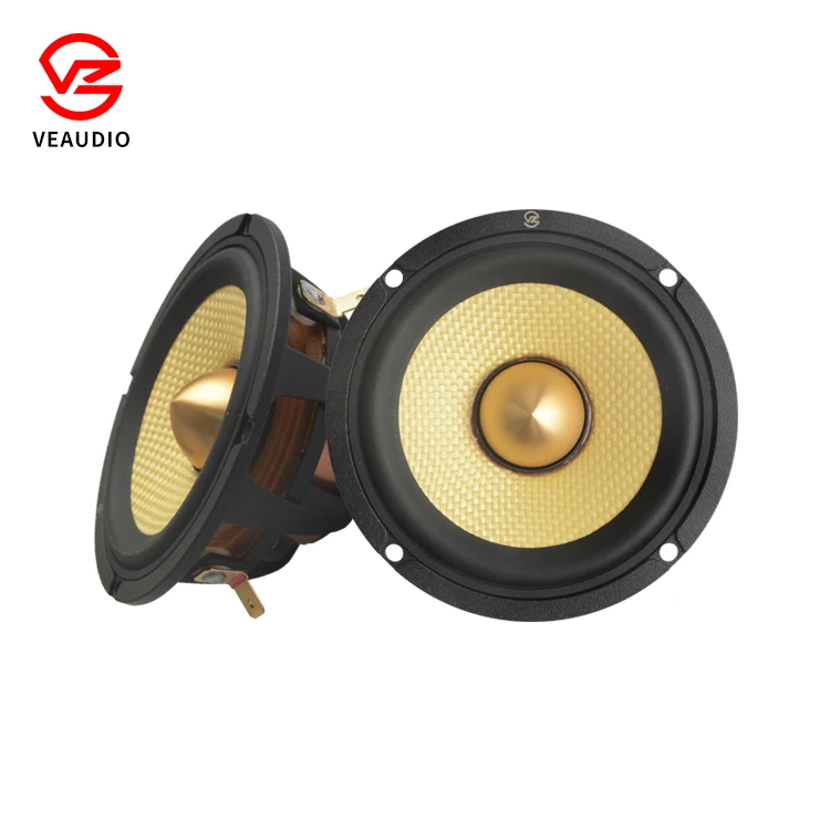 New look Yellow kelvar cone Hot Sale Factory Direct Supplier 3-way Auto Car Component loudspeaker