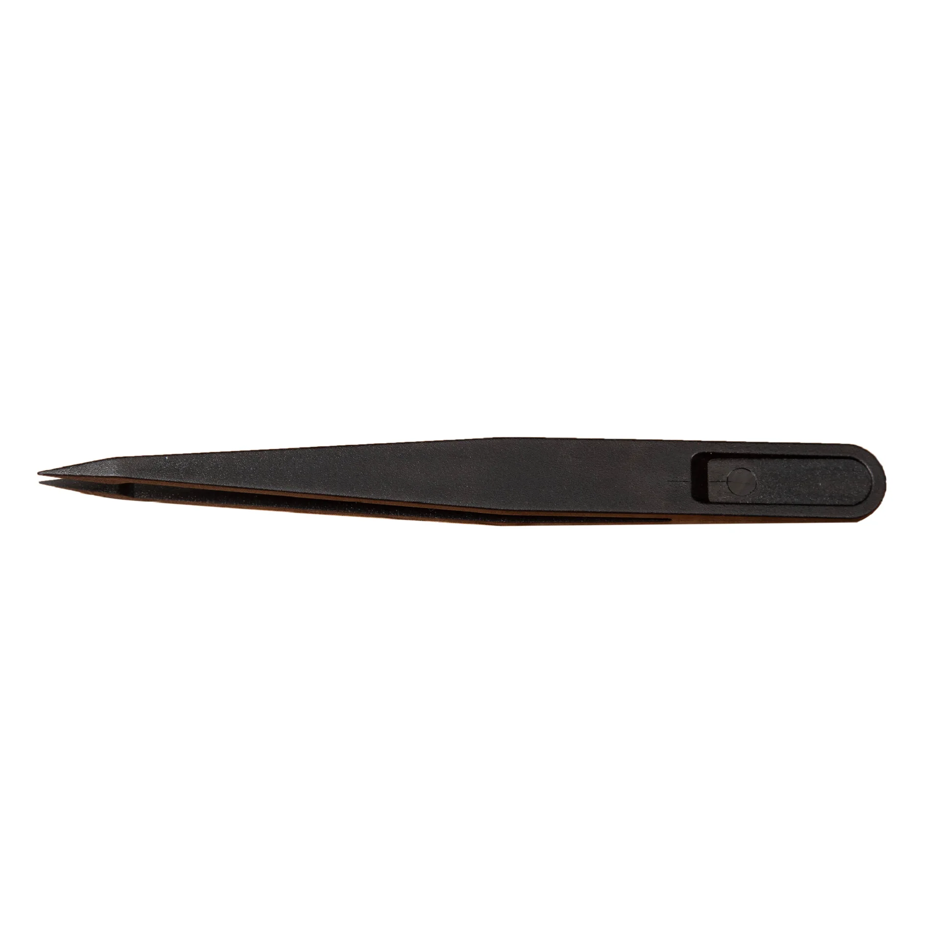 12cm black plastic Tweezers, Antistatic plastic conductive Tweezers