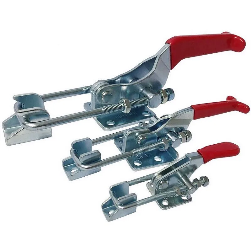Quick Release Retail Galvanized Steel Buckle Hasp Lock Adjustable Clamps With Metal Clips