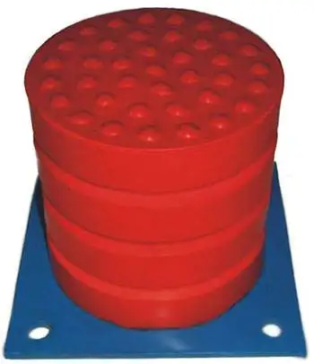 Bolt Type Lifting Buffer Overhead Crane Polyurethane Stopper / Pressure Snubber / Shock Absorber / Dashpot